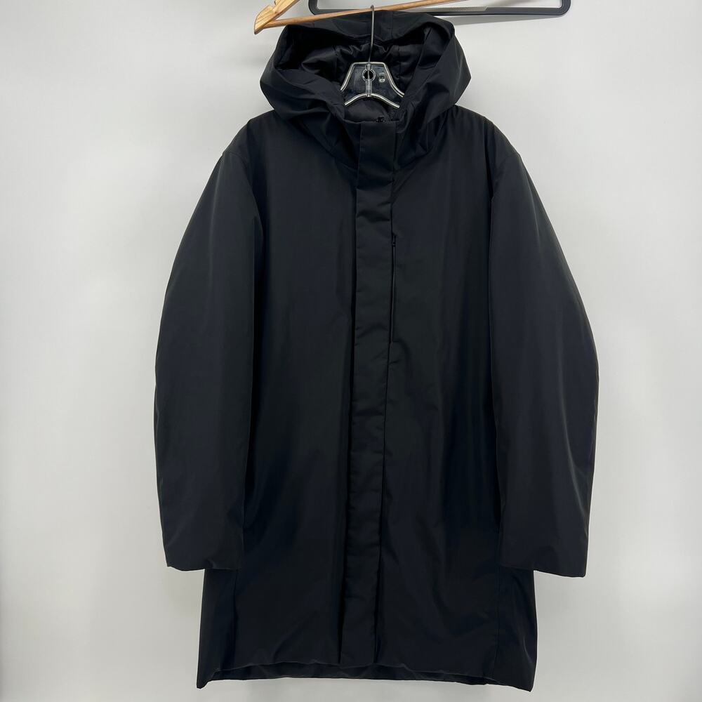 Uniqlo Women’s Hybrid Down Coat Black Large or XL Insulated Warm Winter Jacket